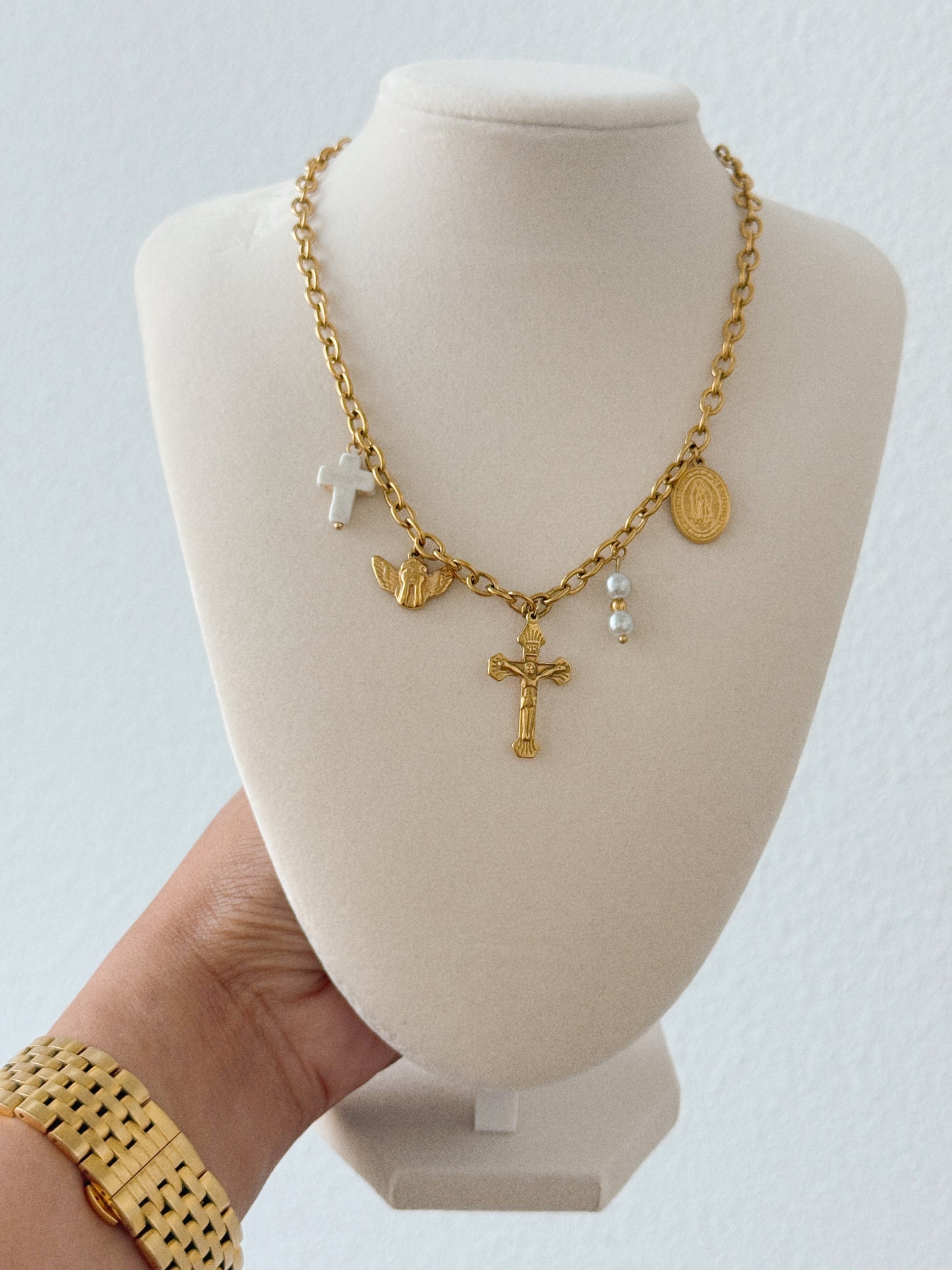 FAITH CHARM NECKLACE