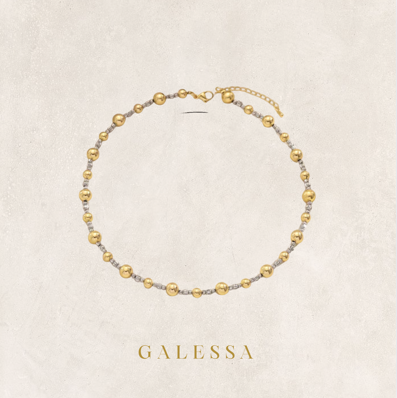 Silver and Gold Necklace