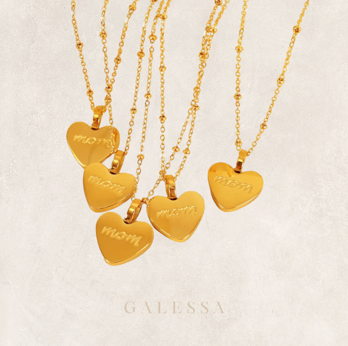 MOM HEART NECKLACE