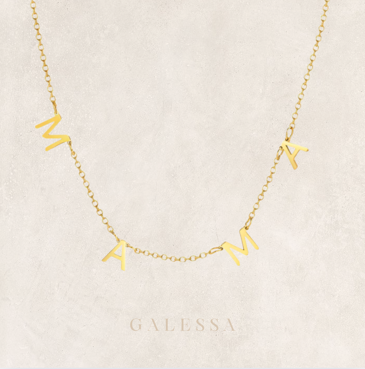 M-A-M-A NECKLACE