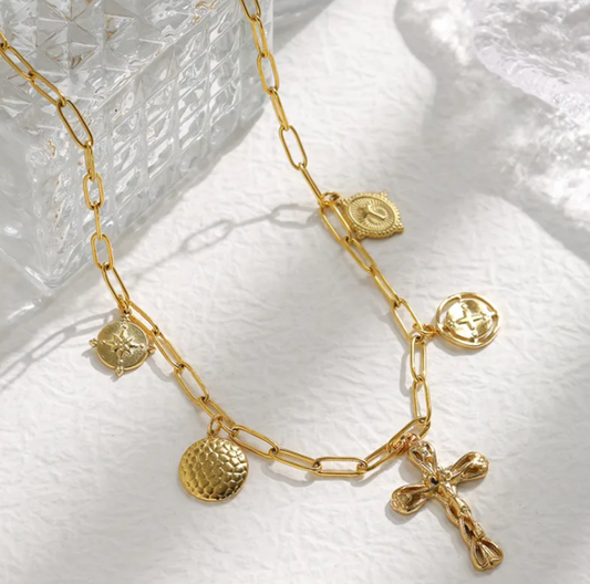 GOLDEN FAITH NECKLACE