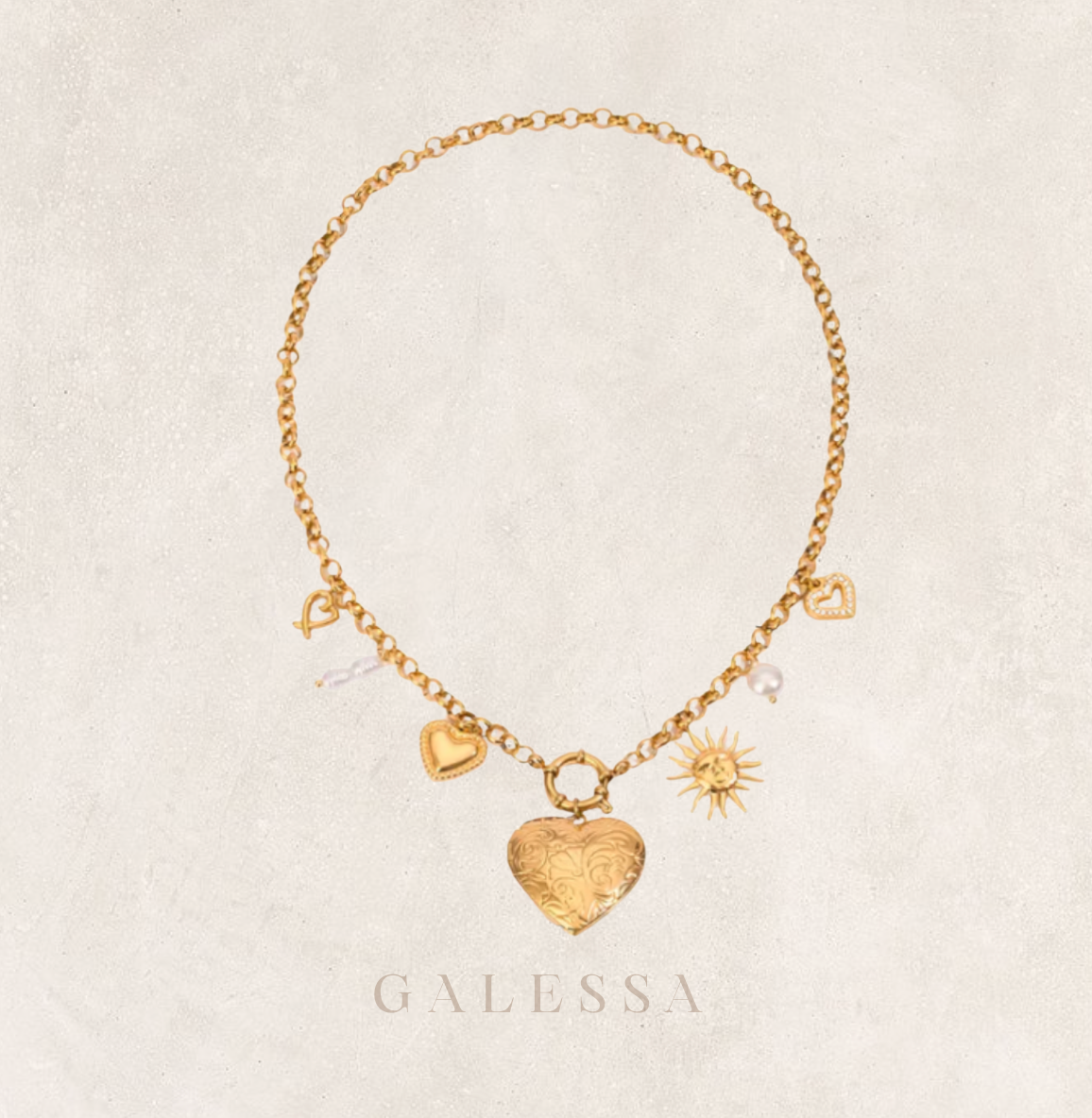 RELICARIO CHARM NECKLACE