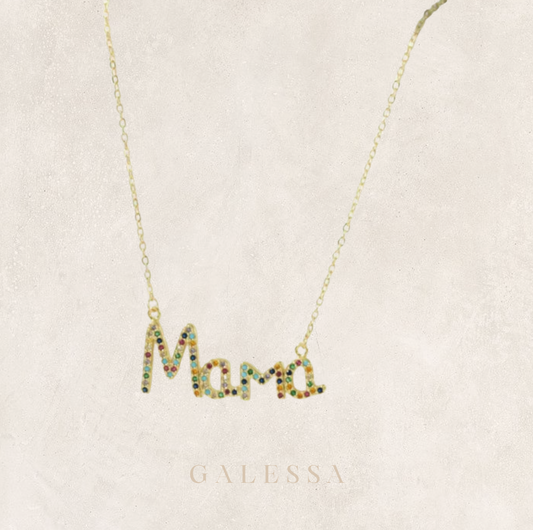 MAMA NECKLACE RAINBOW