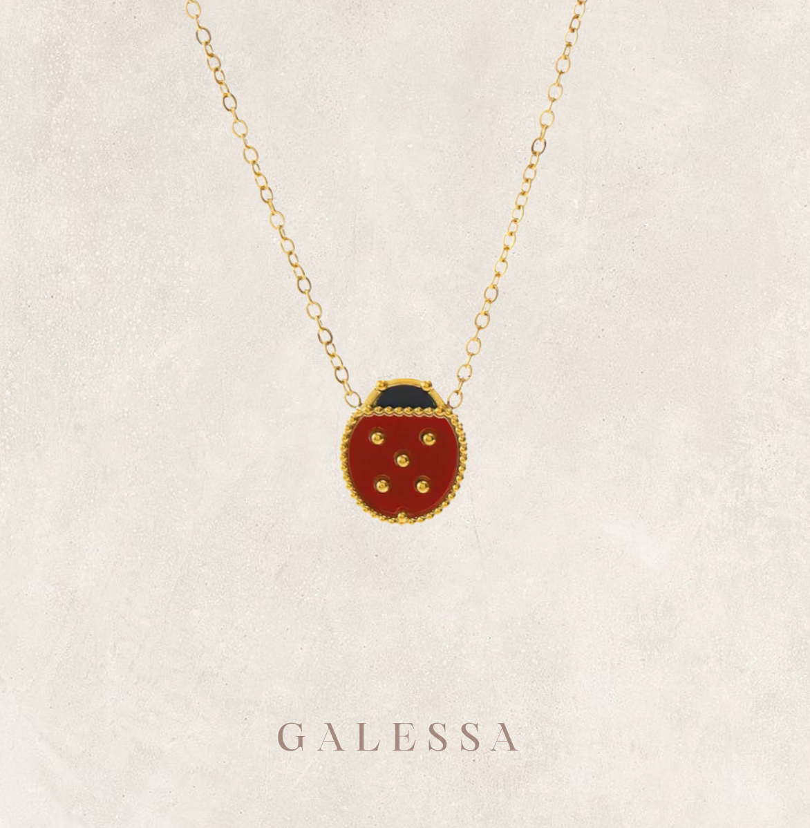 LADYBUG NECKLACE