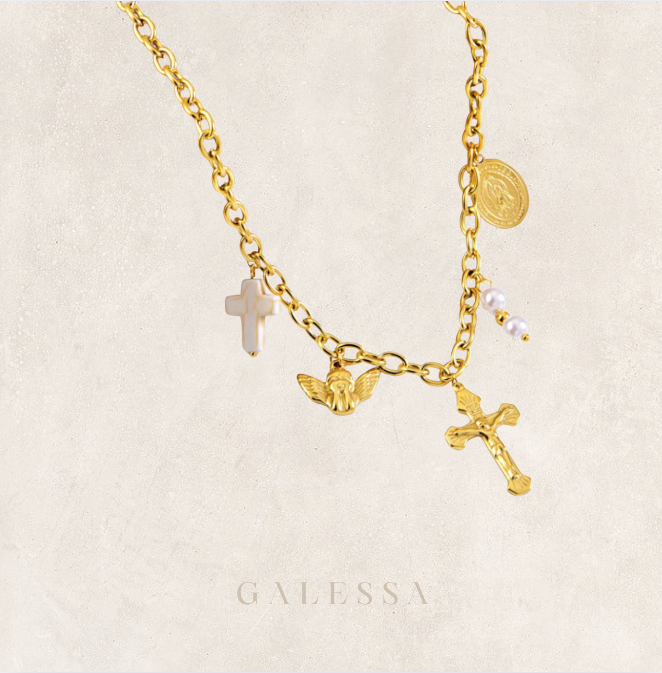 FAITH CHARM NECKLACE