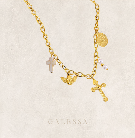FAITH CHARM NECKLACE