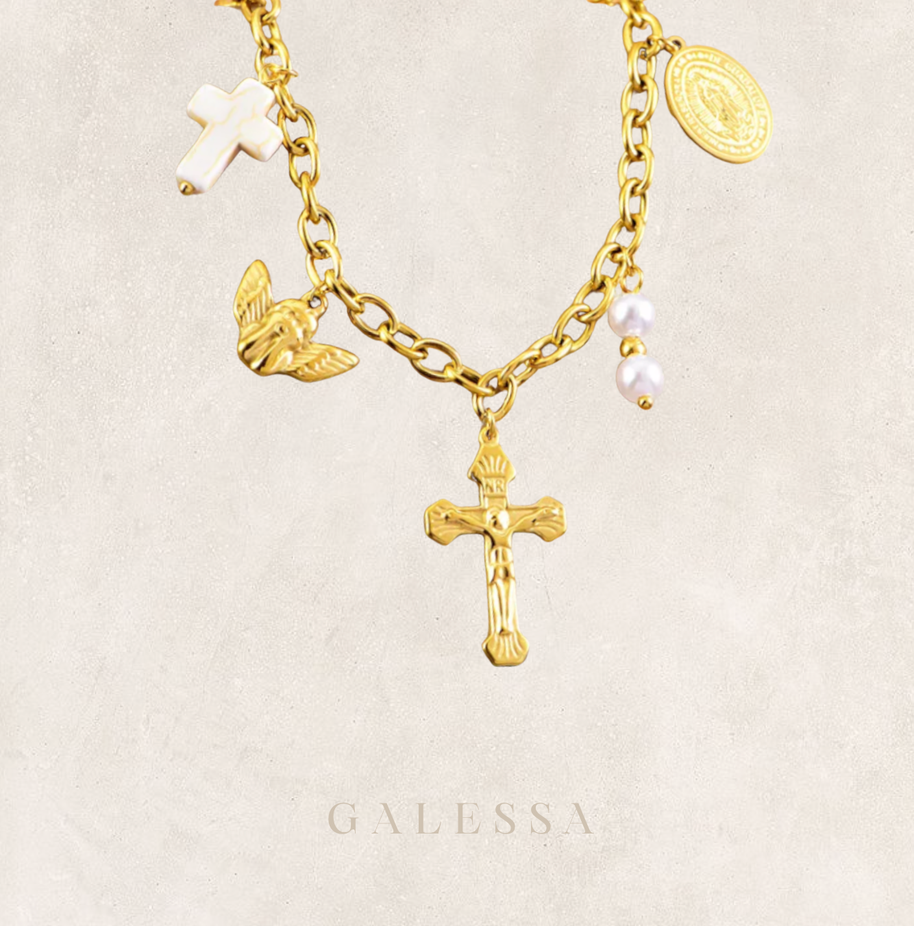 FAITH CHARM NECKLACE