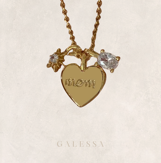 MOM NECKLACE WITH BLING
