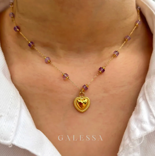 PURPLE LOVE NECKLACE