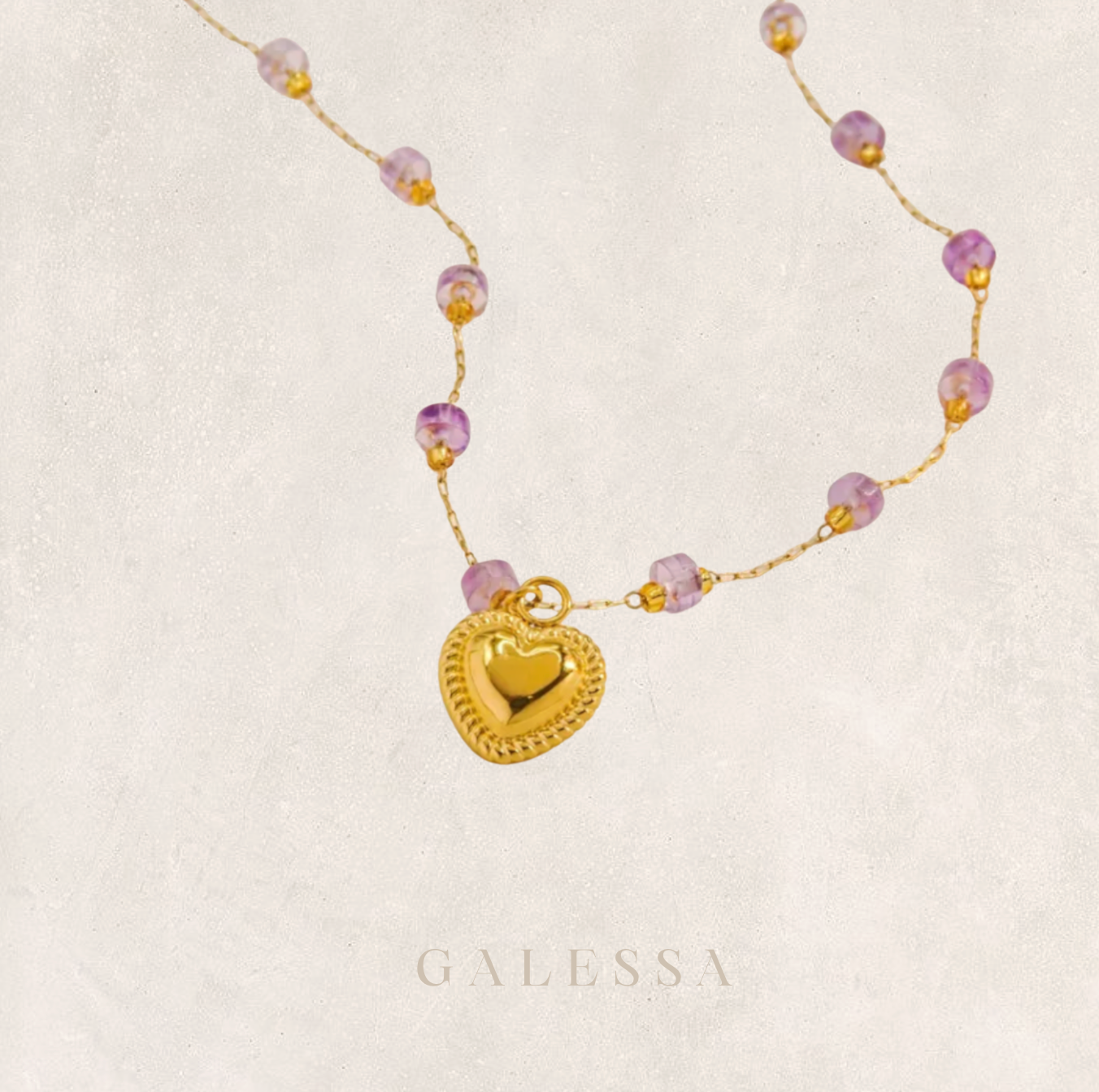 PURPLE LOVE NECKLACE