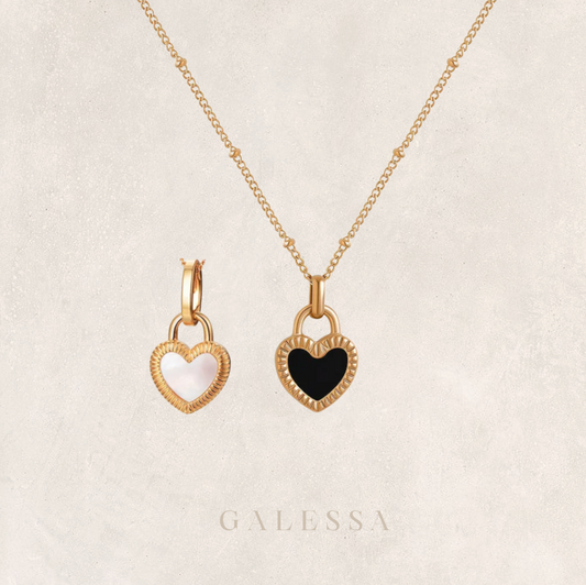 DOUBLE SIDE HEART NECKLACE