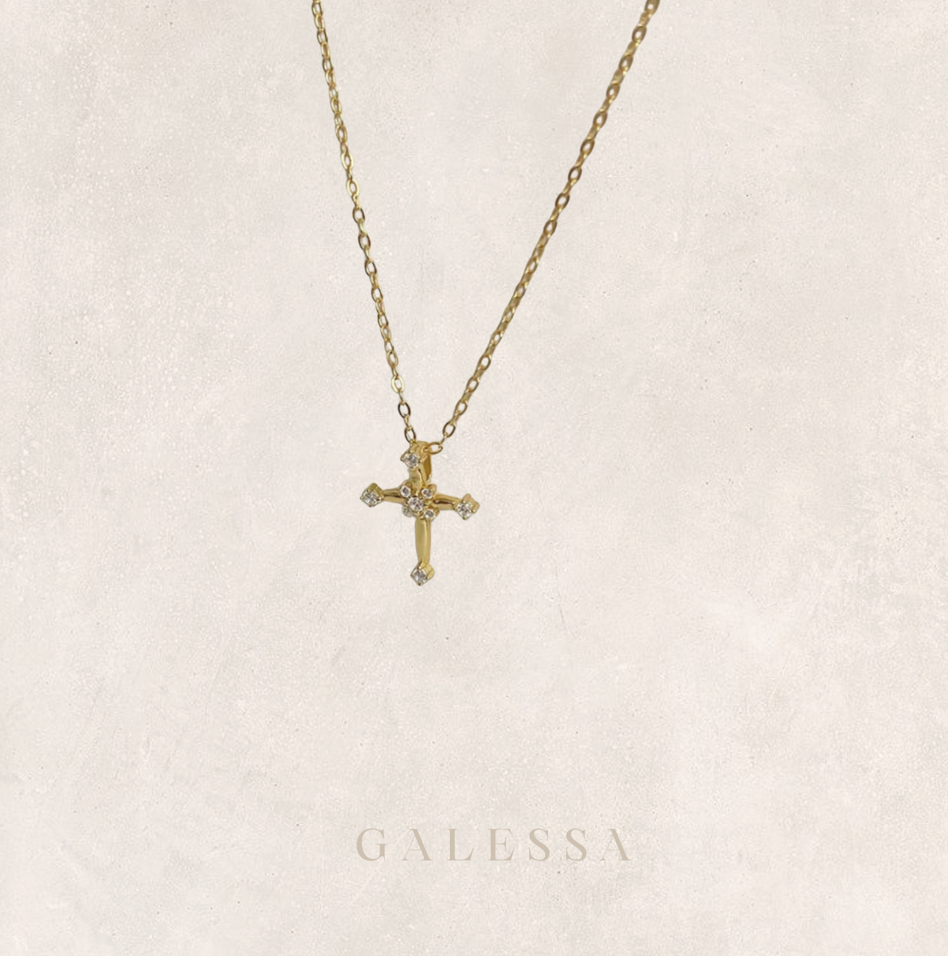 MINI CROSS NECKLACE