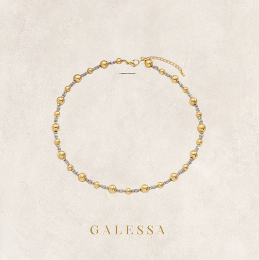 Silver and Gold Necklace